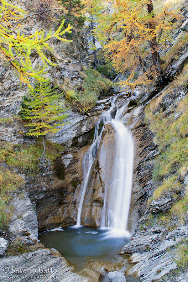 A watefall in Val Varaita