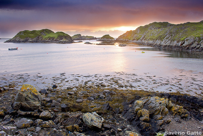 Sunset in Tarbet - Scotland