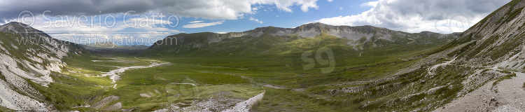 Mountain Landscape, alpine habitat in abruzzo, italy